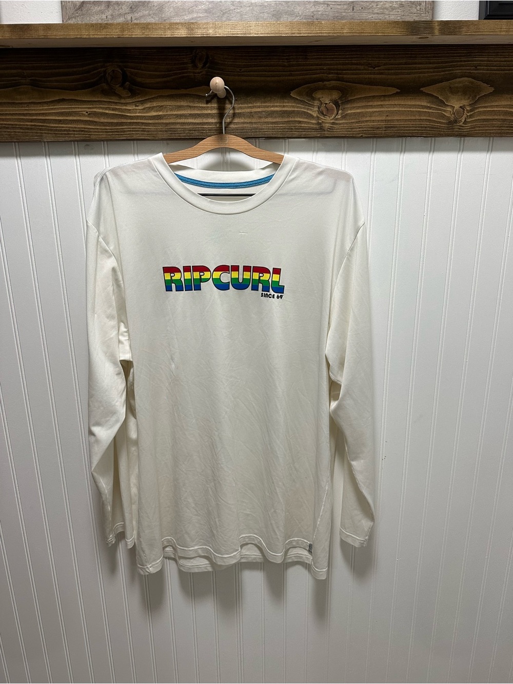 Rip Curl Icons of Surf UPF Long Sleeve Rash swimming shirt xxl fishing